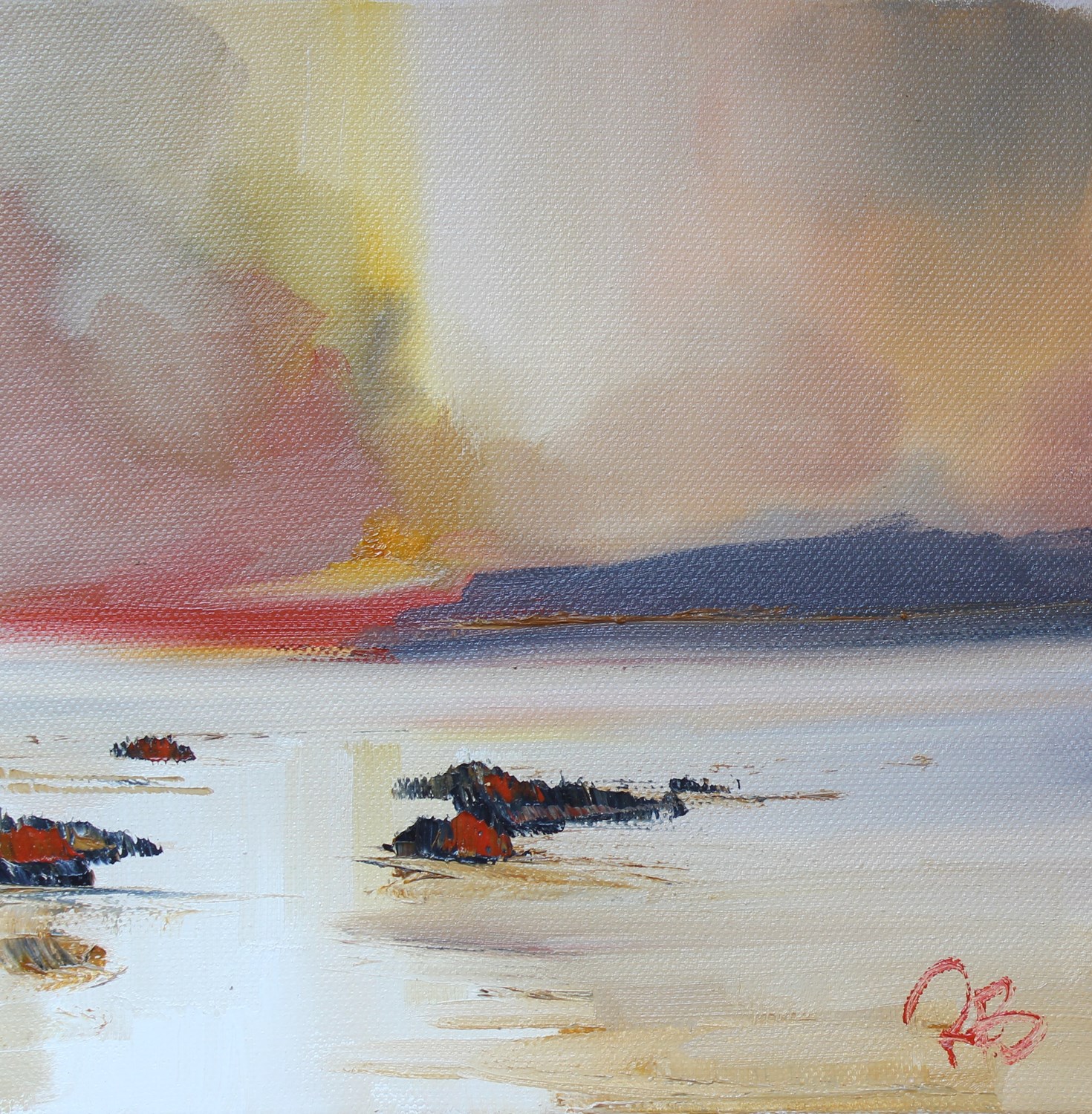 'Solitude at Sunset' by artist Rosanne Barr